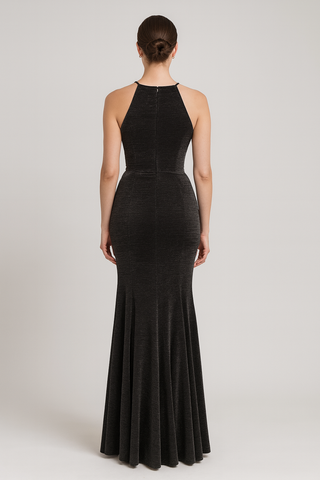 Black Metallic Dress