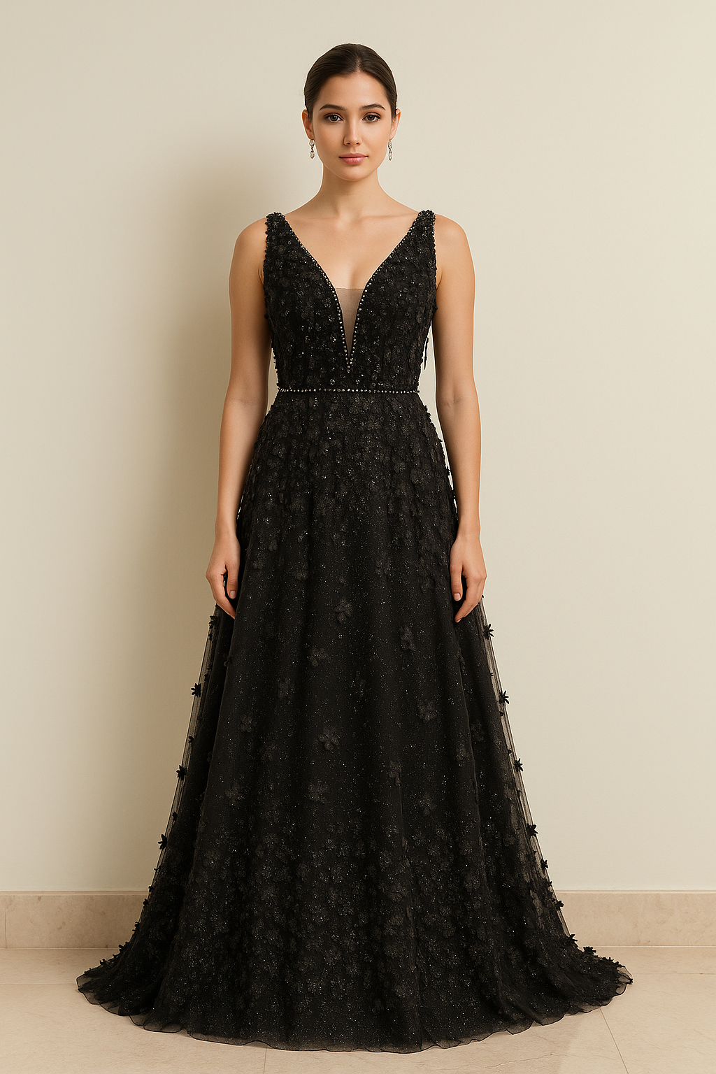 Black Ball Gown