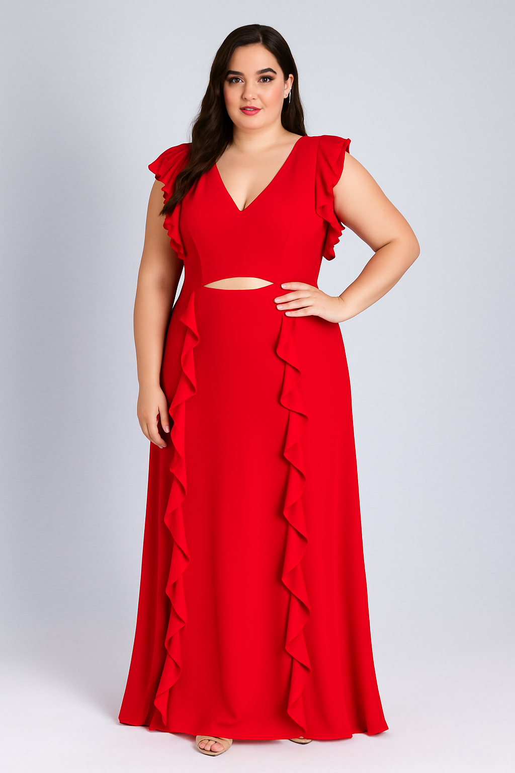 Plus Size Red Dress