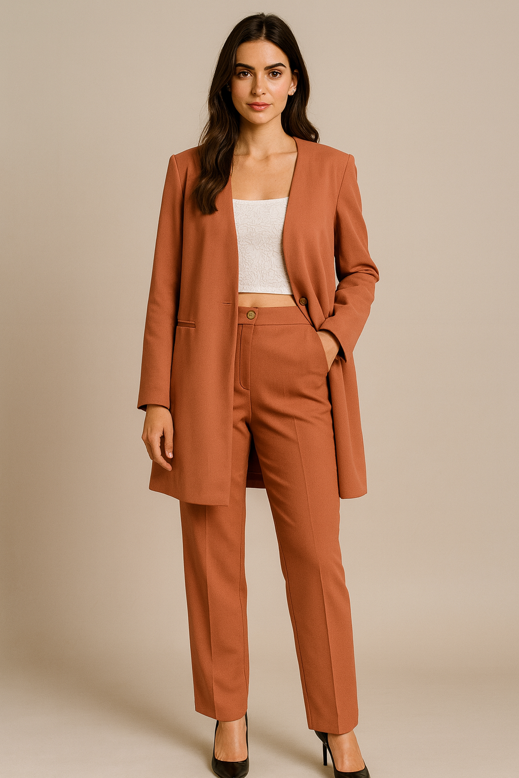 Plus Size Business Suit2