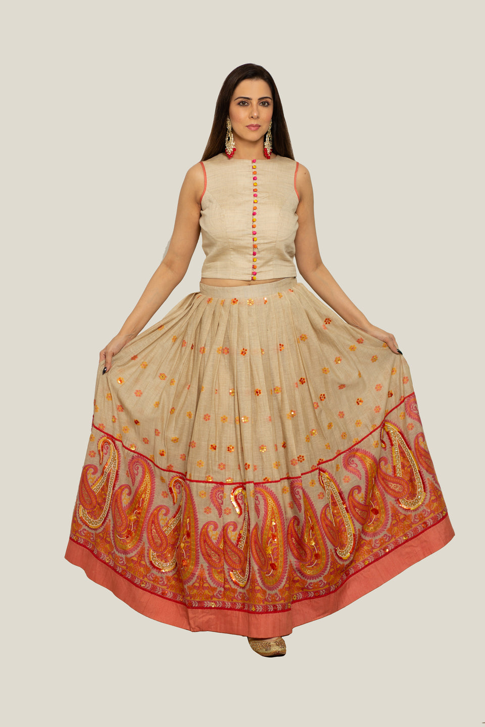 Indowestern Lehenga Set