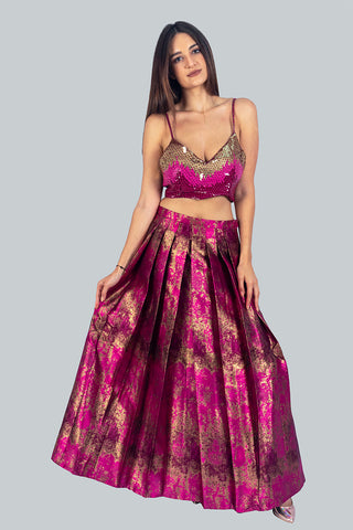 Indowestern Co-Ord Skirt Set