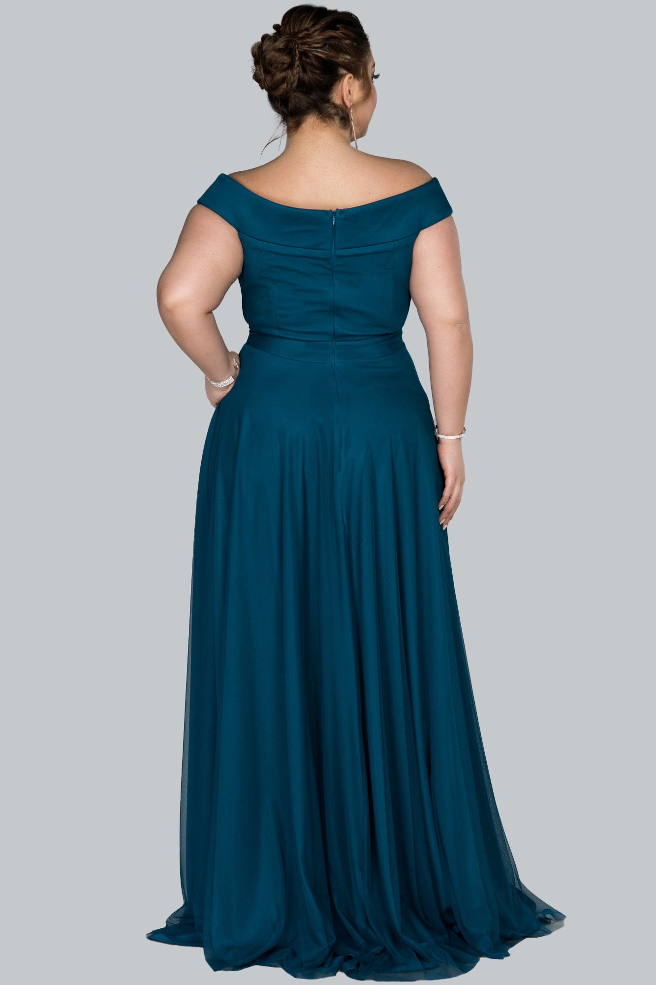 Plus Size Tulle Gown