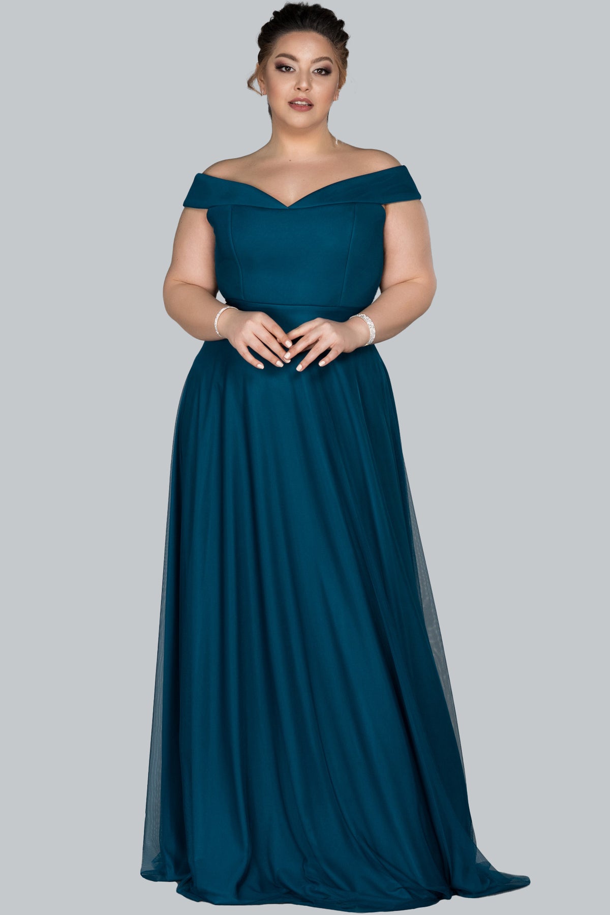 Plus Size Tulle Gown