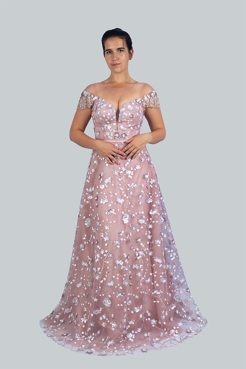 Pastel Evening Gown