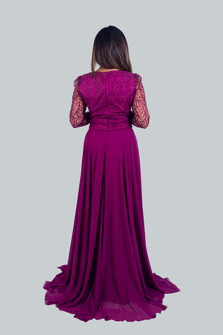 Modest Georgette Gown