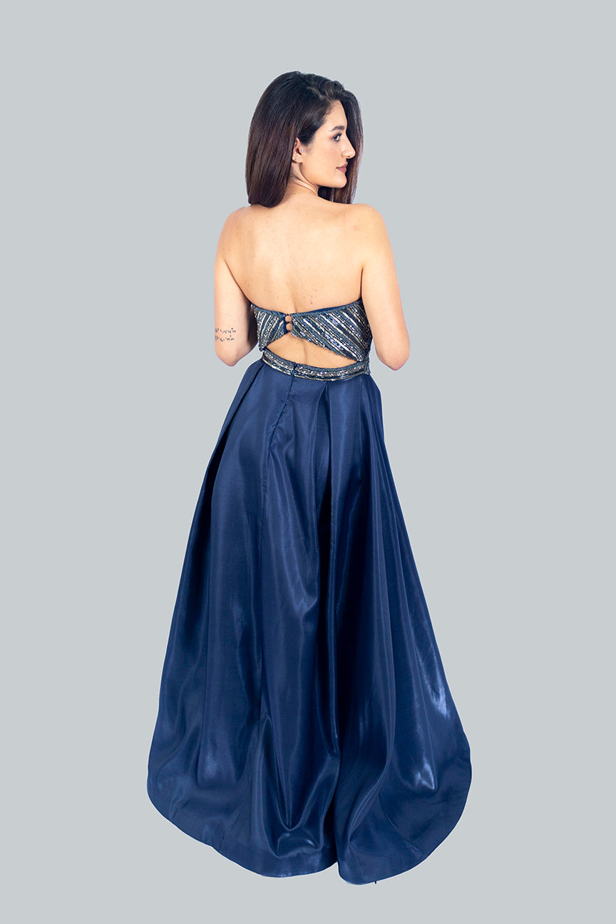 Evening Silk Gown