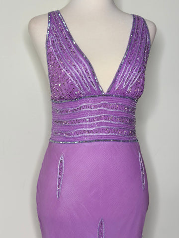 Lilac Sequin Dress RYWEM