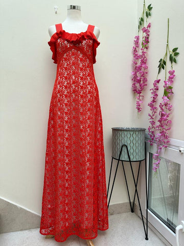 Red Lace Dress RYWNAT